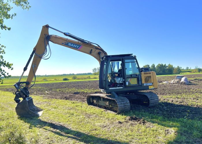 Sany SY 135C ekskavaatori AdBlue, DPF ja EGR klapi eemaldus.