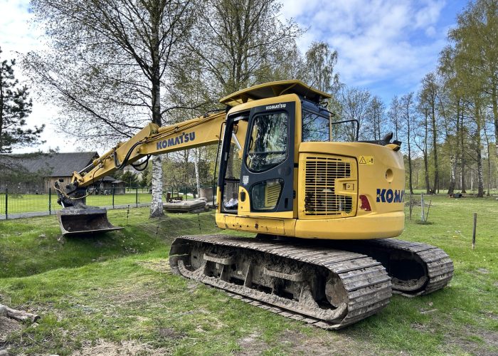komatsu pc138e ekskavaatori adblue, dpf ja egr klapi eemaldamine