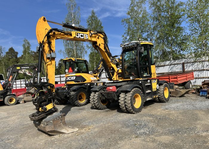 JCB Hydradig 110WT ekskavaatori AdBlue, DPF ja EGR klapi eemaldus.